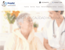 Tablet Screenshot of hospitalencasa.com